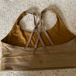 Gold Metallic Energy LL Bra